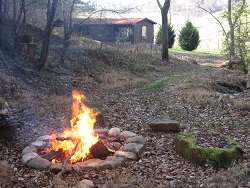 Chestnut Mountain Cabin fire pit